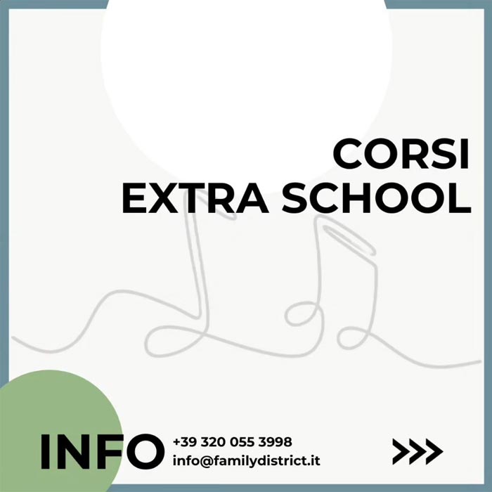 Corsi extra school | Extra school courses